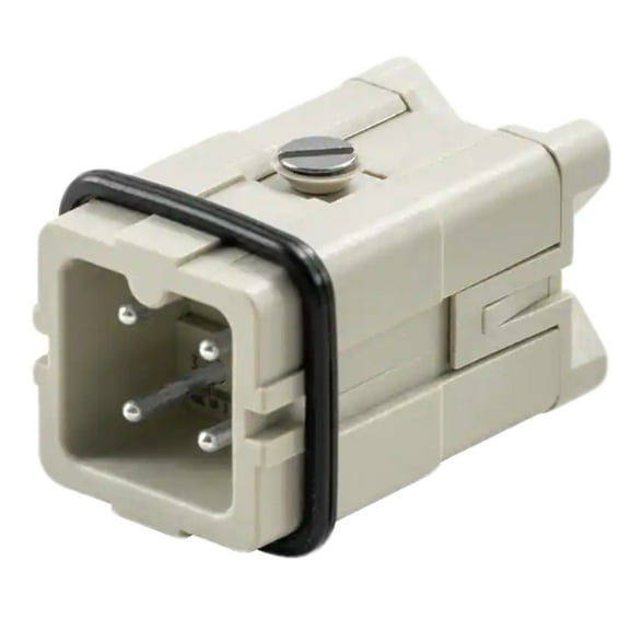 1498100000 Heavy Duty Power Connector Male Insert 3Position 1GND Screw HDC HA 3 MS :RoHS