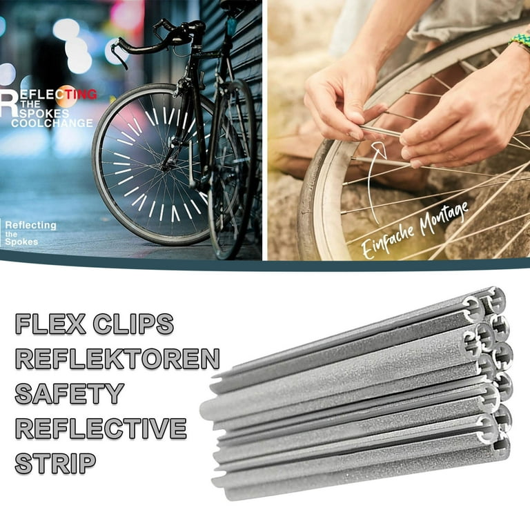 Reflective 2024 bike spokes
