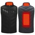 thumbnail image 4 of Zwiiyzr 2024 Heated Vest, Unisex Heated Clothing for Boys Girls 4-15 Years Lightweight Usb Electric Heated Jacket with 3 Temperature Modes Windproof Coat for Children Winter Jacket Coat Black, 4 of 9