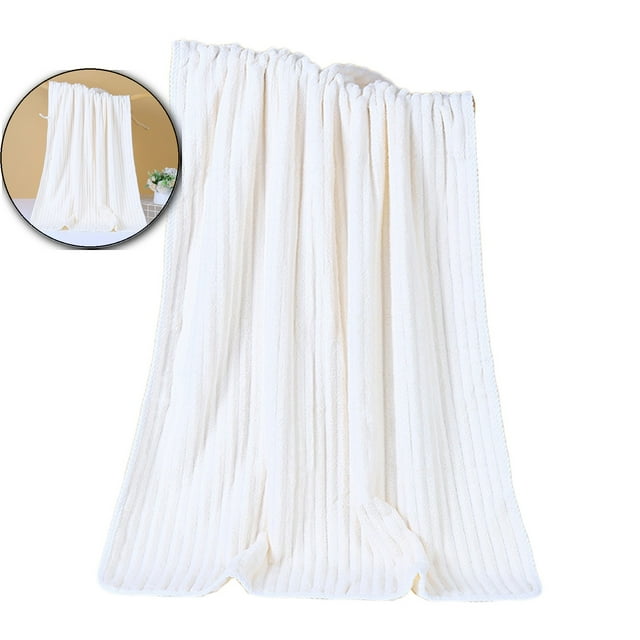 Dvruxg Corals Fleece Towel, Quick-Drying Bath Towel, Absorbent Hair Drying Cloth for Daily Facial Care & Post-Shower Hair Drying Routines