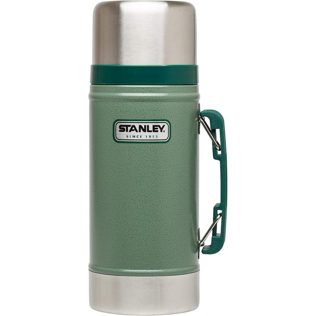 Tarro de comida Stanley Classic Vacuum 710 ml color verde martillado