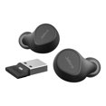 thumbnail image 3 of Jabra Evolve2 Buds UC - Véritables Écouteurs Sans Fil avec Micro - Intra-Auriculaires - Bluetooth - Réduction active du Bruit - USB-A via Adaptateur Bluetooth - Isolation Phonique - Noir - Certifié Zoom, Optimisé pour Google Meet, 3 of 4