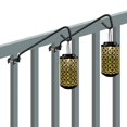 thumbnail image 3 of Deck Hook MIXXIDEA, 28 cm, acero pesado, negro, paquete de 2, 3 of 8