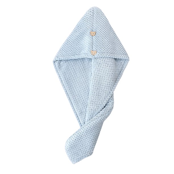 Gorro para secar el cabello de microfibra de alta densidad, de rápida absorción, suave, con espiral, antideslizante, reduce el frizz y evita la estática.
