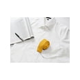 thumbnail image 4 of INSPIRE CHIC Men's Self-tied Solid Color Neckties Flat Neckwear Knitted Ties Yellow, 4 of 5