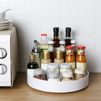 Kraoden 360-Degree Rotating Kitchen Shelf Storage Tray, Multifunctional Space-Saving Organizer for Efficient, Stylish Home Use, Stable, Easy-to-Use Turntable for Kitchen and Bedroom