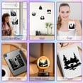thumbnail image 6 of 24Pcs 24 Styles Mason Jar Decals Forest Animals Stickers Die Cuts Silhouettes Self-Adhesive PVC Waterproof Decal for Craft Scrapbook Lantern Jars Wall Windows Glass Decor Black 3.9x3.5Inch, 6 of 6