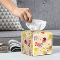 thumbnail image 6 of Picia Rabbit And Balloon Pattern Tissue Box Cover,PVC Leather Square Holder,Tissue Box Holder with Magnetic Bottom,Facial Paper Organizer Dispenser-5.2"X5.2"X5.2", 6 of 8