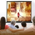 thumbnail image 6 of Pyle 50 Inch Projector Screen Portable Floor Standing Fold-Out Roll-Up Tripod Manual, 6 of 8