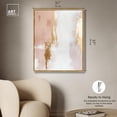 thumbnail image 5 of Golden Glow on Pink Canvas Abstract Earth Tone by Art Remedy, Gold Frame, 30 x 36, 5 of 7