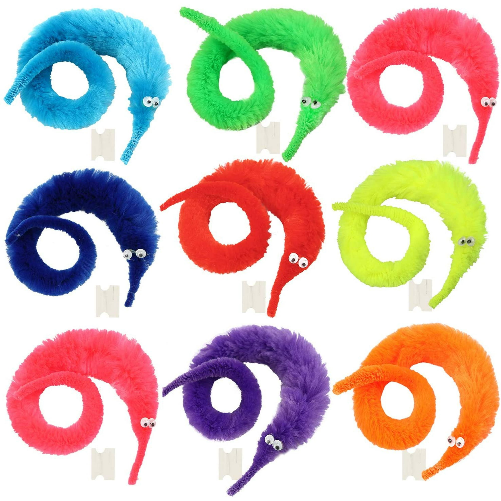 Magic wiggly twisty fuzzy worm outlet