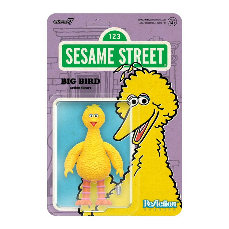 Sesame Street Big Bird 3 3/4-Inch ReAction Figure - Walmart.com