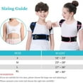 thumbnail image 6 of Professional Posture Corrector for Kids, Adjustable Upper Back Posture Brace for Teenagers Boys and Girls Under Clothes Spinal Support to Improves Slouch, Prevent Humpback, Relieve Back Pain, 6 of 8