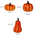 thumbnail image 2 of Halloween Pumpkin Lantern Pumpkin Lighting Tea Light JackO'Lanterns for Halloween Decorations (Flat), 2 of 6