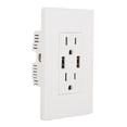 thumbnail image 2 of USB Wall Outlet USB Wall Charger US Wall Socket Charger US Wall Socket Electrical Outlet Panel For Home Office, 2 of 8