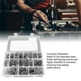thumbnail image 3 of Flat Head Cross Screw Set, Wide Application Durable 450Pcs Fastener Clear Thread Self Tapping Screws Assortment Stainless Steel  for Fixing, 3 of 7