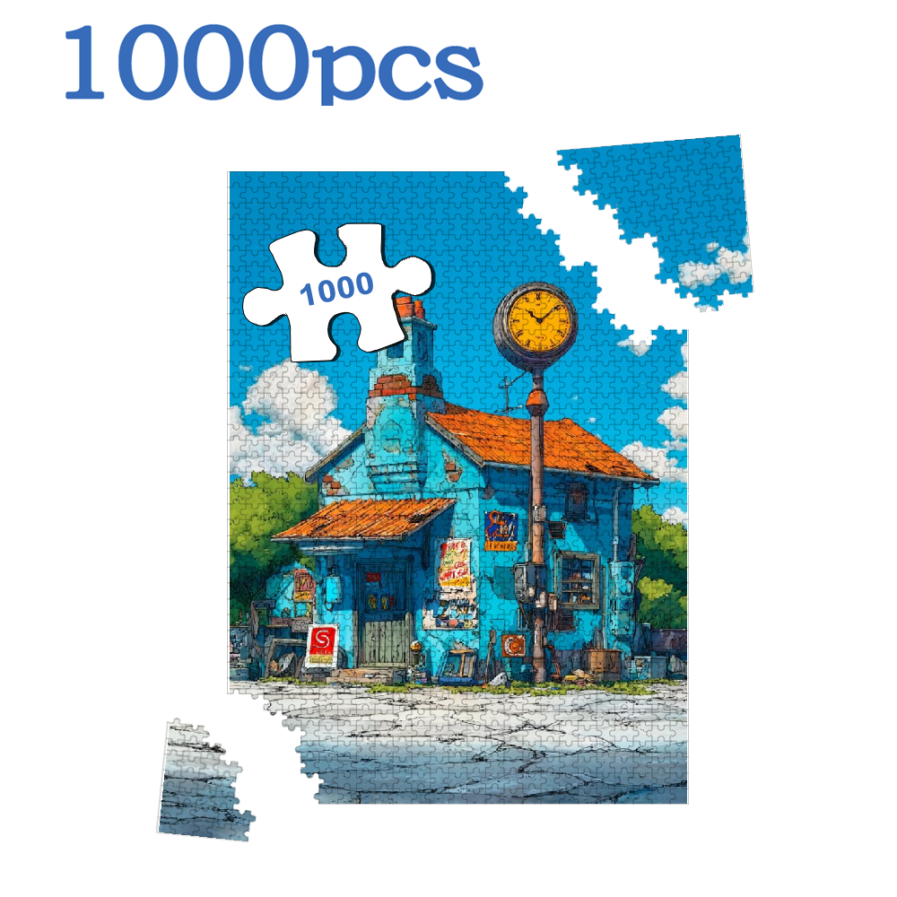 A 1000pcs Adult Puzzle Featuring  Landscape Themes, High Difficulty Level, Suitable for Adults, Family Entertainment.29.4*19.6 in