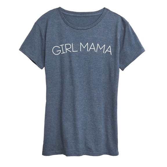 Instant Message - Girl Mama Short Sleeve Graphic T-Shirt