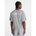 thumbnail image 3 of No Boundaries Pride Boxy Fit Cropped Tee with Short Sleeves, Men's Sizes XS-5XL, 3 of 5