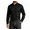 Black, variant on Mens Dress Shirt Long Sleeve Stretch Stain Shield Solid Button Down Shirts Formal Business Casual Wedding Dating Shirts