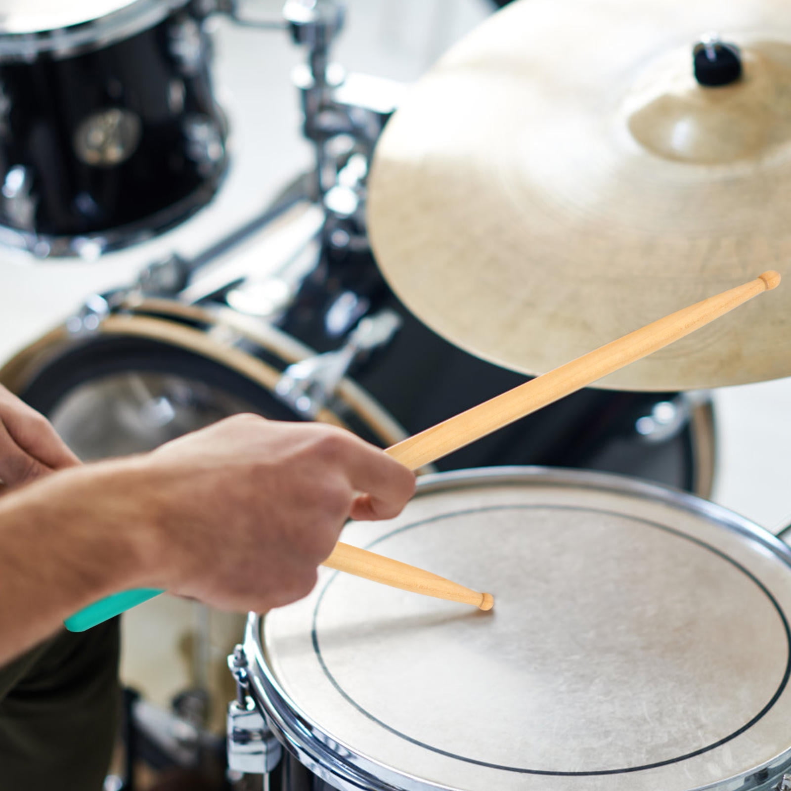CTIRCHIU 6 Pairs Maple Drumsticks Set for Drumming Practice, Perfect Instrument Sticks for Beginners and Daily Use