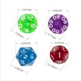 thumbnail image 4 of 7 Pcs/Ensemble dés Polyédriques Translucides pour Dungeons Dragons Pathfinder D&D RPG (D4 D6 D8 D10 D12 D20 D%) Violet, 4 of 8