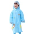 thumbnail image 1 of MIASHUI Poncho de Pluie pour Enfants Ponchos Imperméables Imperméable Léger, Bleu Ciel, m, 1 of 4