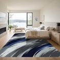 thumbnail image 3 of ODIKA 8'x10' Machine Washable Non-Slip Area Rug, Abstract Gray High Traffic Rug, Gray, 956046, 3 of 7