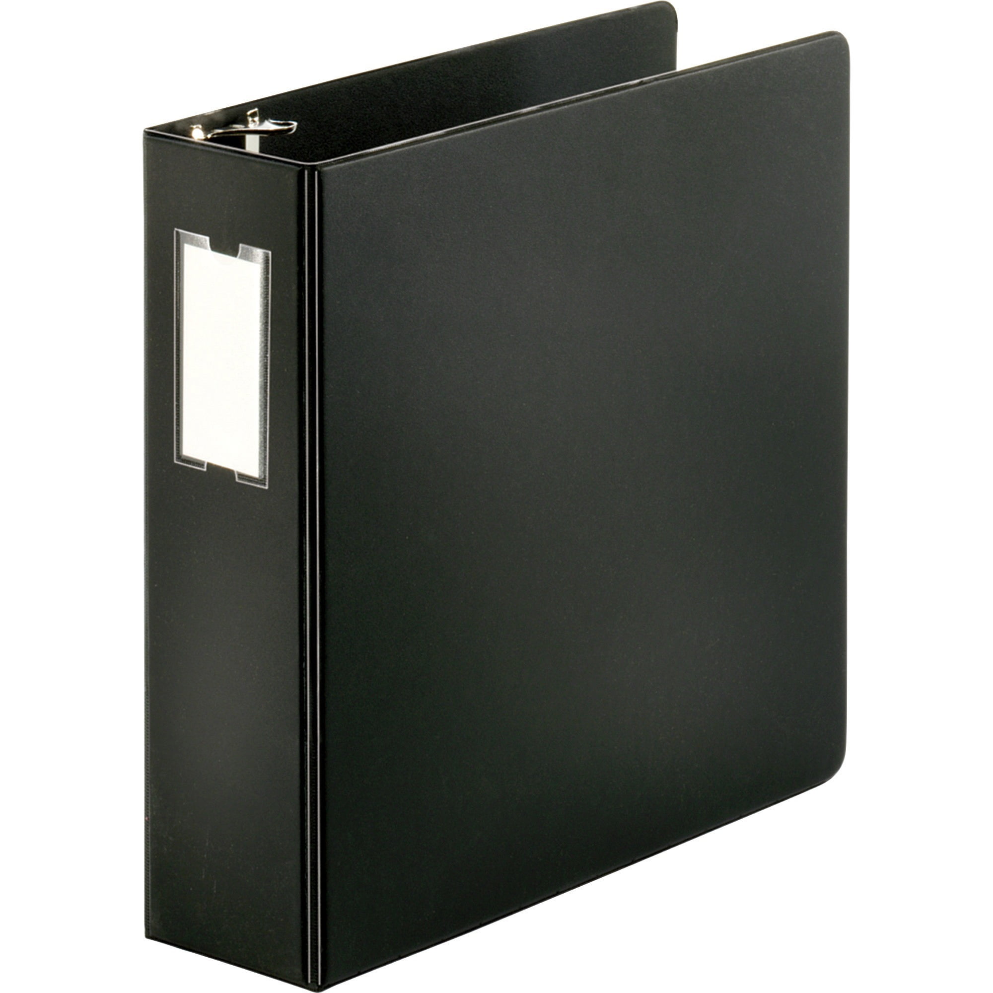 Business Source, BSN33113, Slanted D-ring Binders, 1 Each, Black