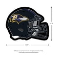 thumbnail image 3 of Baltimore Ravens LED Rectangle Tabletop Sign, 3 of 5