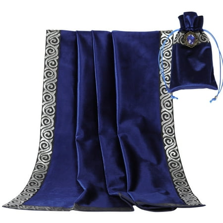 

Witch Astrology Oracle Card Pad Divination Altar Cloth Tablecloth with Bag
