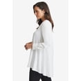 thumbnail image 4 of Jessica London Women's Plus Size Georgette High Low Tunic, 4 of 5