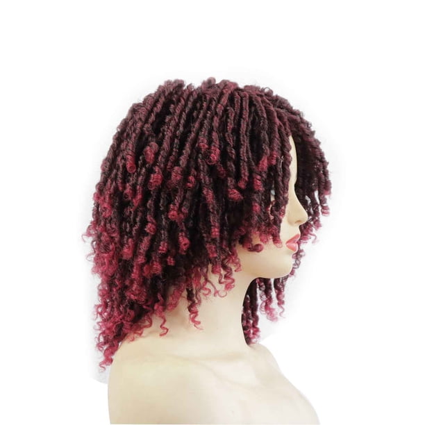 Peluca Ganfancp Trenza Sucia Crochet Africa Fibra Química