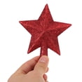 thumbnail image 3 of Mini estrella roja brillante NICEXMAS Treasures para la parte superior del árbol de Navidad, 3 of 6