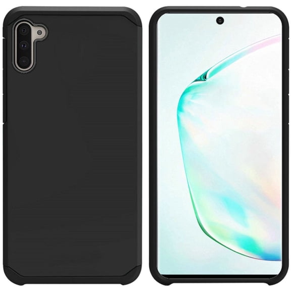 GSA Slim Rubberized Hybrid Case for Samsung Galaxy Note 10 (6.3") - Black