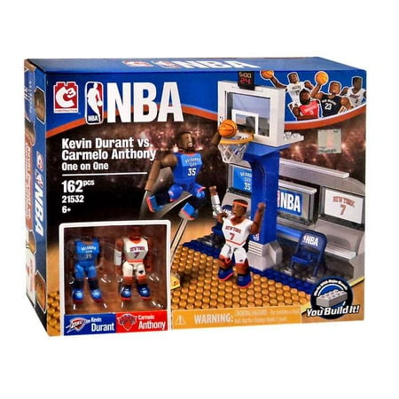 NBA C3 Construction Kevin Durant vs. Carmelo Anthony One on One Building Set - Walmart.com