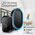 thumbnail image 3 of Wireless Doorbell Waterproof Doorbells for Home Operating at 1000 Feet with 58 Melodies 4 Volume levels, Flash Led Light (1 Receiver&1 Touch Button White), 3 of 7