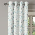 thumbnail image 2 of Ambesonne White Grommet Curtain, Droplets, 50" x 108", Multicolor, 2 of 6