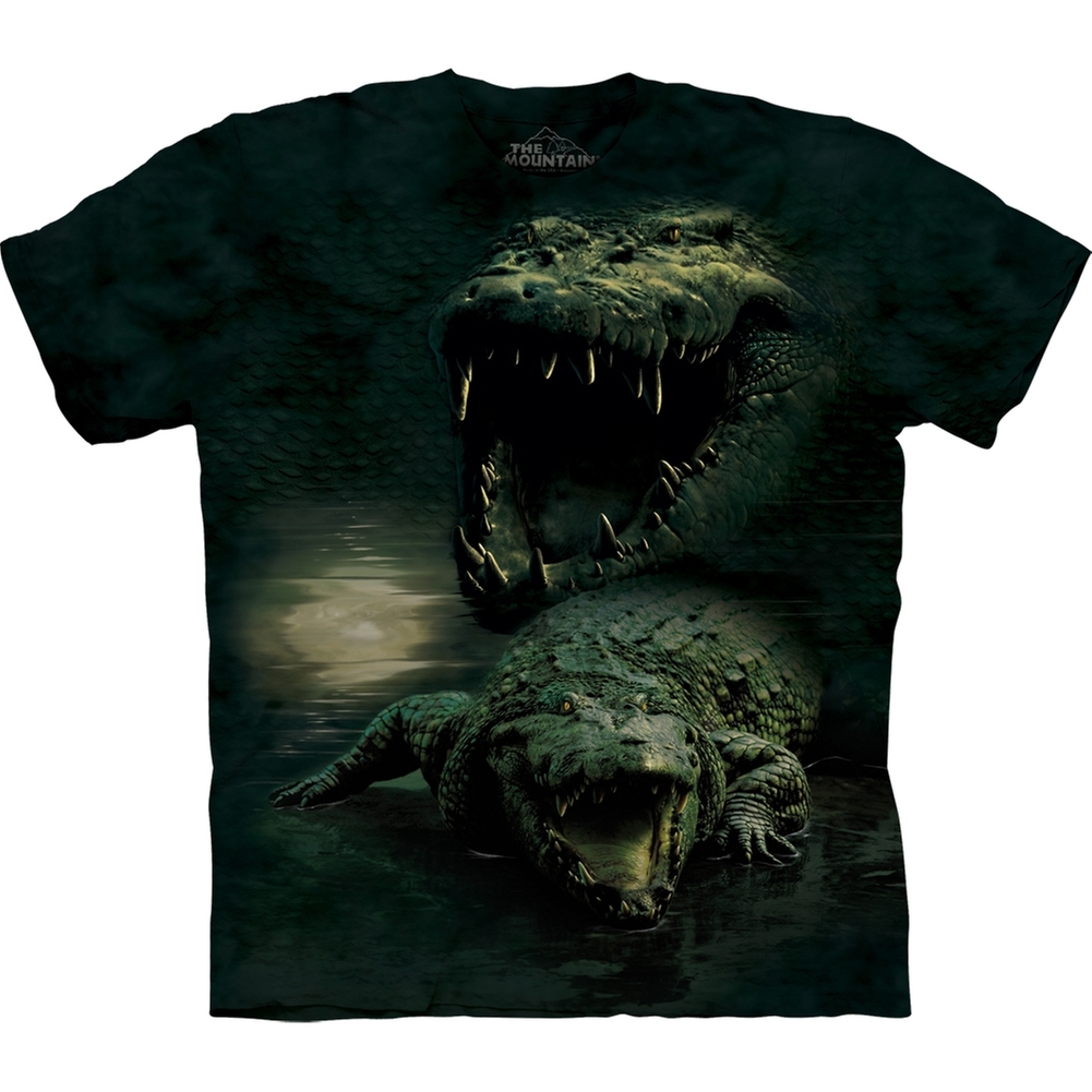Alligator Dark Gator Collage T-Shirt 