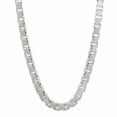 thumbnail image 2 of 4.5mm Solid .925 Sterling Silver Square Box Chain Necklace, 24 inches, 2 of 7