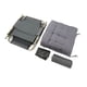 thumbnail image 2 of Cama plegable individual, tumbona reclinable plegable para acampar, oficina, pausa para el almuerzo, emergencia al aire libre, tubo redondo de 56 pulgadas, almohadilla de color gris y perla gruesa, 2 of 15
