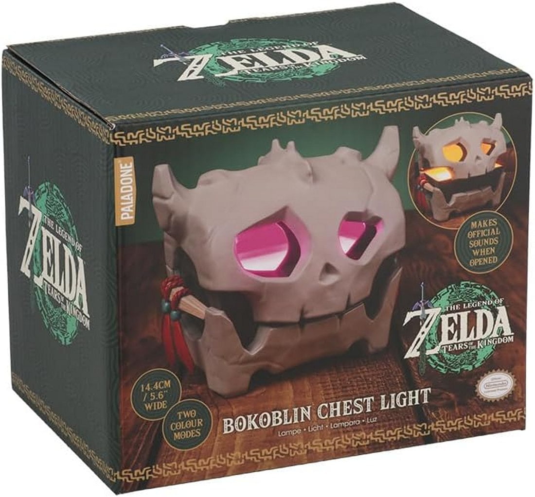 Zelda Bokoblin Chest Light with Sound Colors Night Lamp Video Game Merch LICENSED