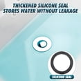 thumbnail image 2 of Tapón para lavabo de baño, tapón para lavabo, filtro de drenaje con núcleo de rebote tipo empuje, tapón para baño, 2 of 8
