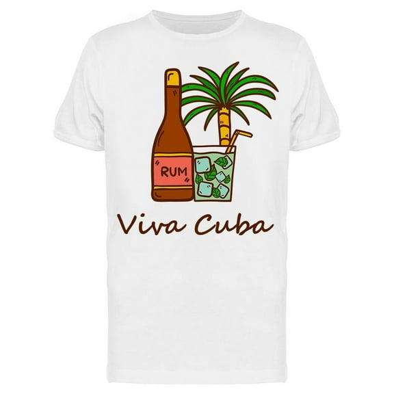 Viva Cuba Graphic T-Shirt Men -Image by Shutterstock, Male x-Large
