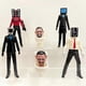 thumbnail image 2 of Cartoon Toilet Man VS Surveillance Man Figures Toy Ornaments Unique Design Simulation Miniature Models for Living Room, 2 of 4
