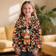 thumbnail image 2 of Pzuqiu Highland Cow Girl's Hooded Sweatshirts 12-13 Lightness Comfortable Children's Long Sleeve Sweatshirt Warm Soft Fall Outfits Fashion Clothing Practical for Teen Girls Trendy, 2 of 7