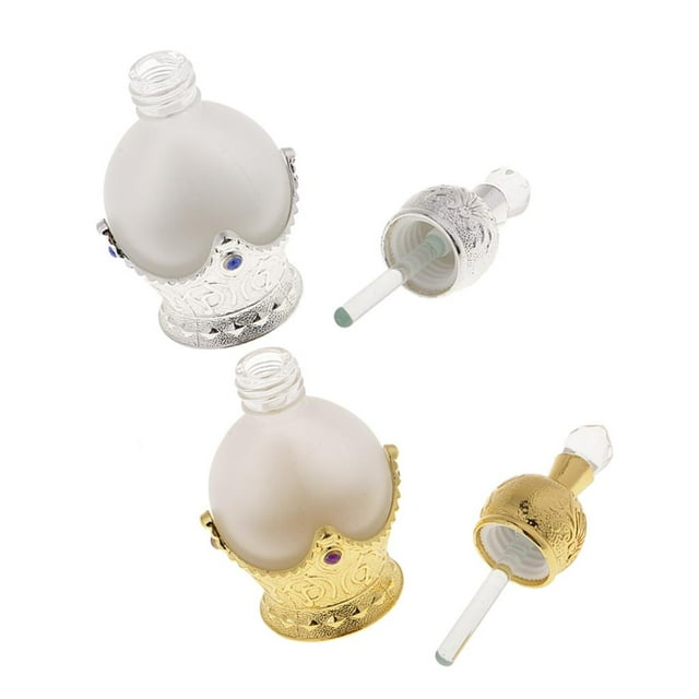 2 Unids 15 Ml De Botella De Spray De Perfume Vacío Atomizador Recargable Portátil De Moda