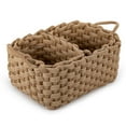 thumbnail image 4 of Truu Design Chunky Braided Jute Basket Set, 4 of 5