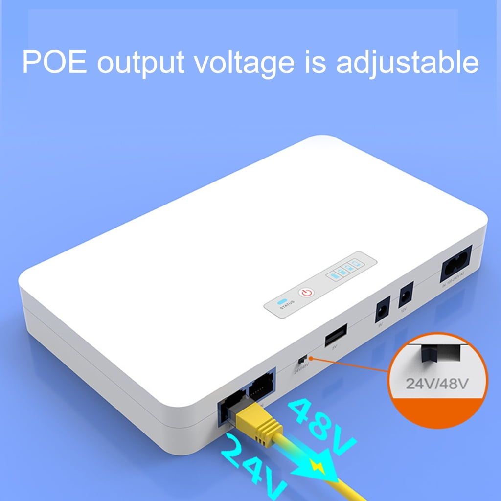Reliable UPS 10400mAh Power Backup for Surveillances Systems Networking Device