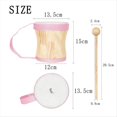 thumbnail image 3 of de Madera para Educación Temprana y Percusión Infantil, Juego de Batería Djembe de Madera (Rosa), 3 of 5